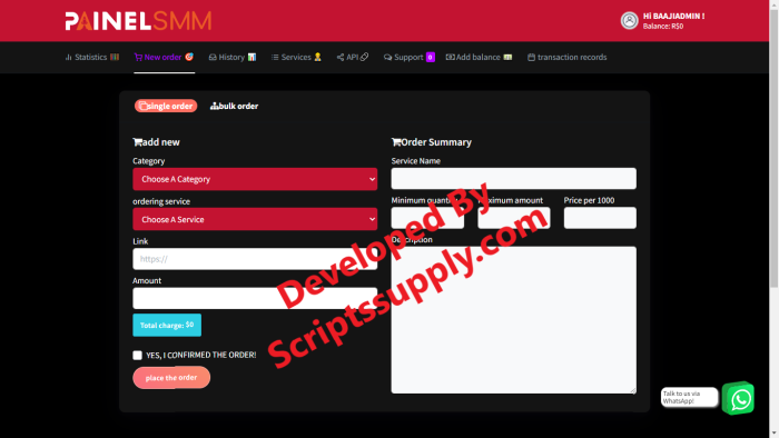 2023 Modified SmartPanel SMM Panel Script Download [Nulled]